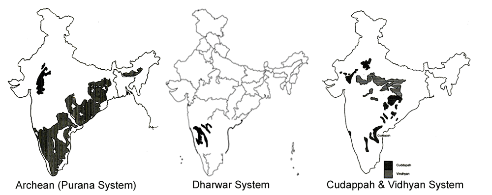 India's Rock Formation: Archean, Dharwar, Cudappah, Vindhyan, Gondwana and Tertiary Rocks - GKToday