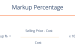 Markup
