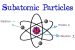 Subatomic Particles
