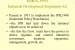 IDA Act and Industrial Licensing