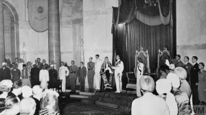 Arrival of Lord Mountbatten 1947