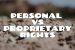 Proprietary rights and personal rights