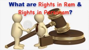 Rights in Rem and Rights in Personam