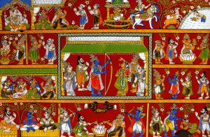 Cheriyal Scroll Painting