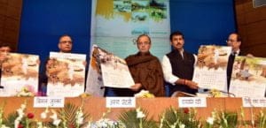 Government releases 2015 Calender with theme 'Clean India, Green India'