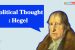 UGC-NTA NET Political Science – Political Thought: Hegel