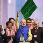 PM flags off Meghalaya’s first train