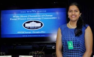 Indian-American Swetha Prabakaran selected for Champions of Change award in US