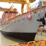 ASW Corvette Kadmatt handed over to Indian Navy by GRSE
