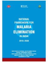 National Framework for Malaria Elimination 2016-2030 released