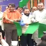 First semi-high speed train Gatiman Express flagged off from Delhi