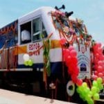 Railway Ministry launches maiden Agartala to Delhi broad gauge train service