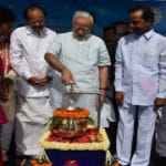 PM Narendra Modi launches Mission Bhagiratha in Telangana