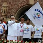 PM Narendra Modi flags off Run for Rio