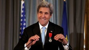 France’s highest honour ‘Legion d’ Honneur’ for John Kerry