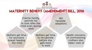 Maternity Benefit (Amendment) Bill, 2016