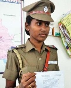 K Prithika Yashini becomes India’s first-ever transgender police official