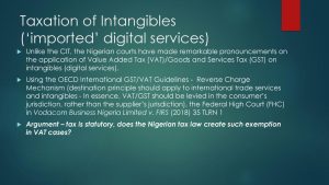 GST and Taxation of Intangibles