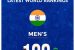 India Ranked 100th in FIFA Rankings