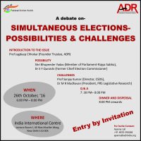 Simultaneous Elections in India