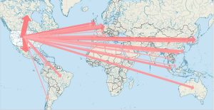 Flow line map