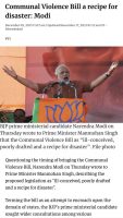 Communal Violence Bill