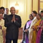 President felicitates 112 first ladies