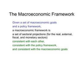 Macro-economic Framework Statement