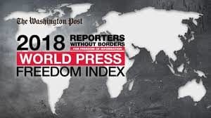 India ranks 138th in World Press Freedom Index 2018