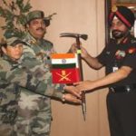 Indian Army flags of Women Officers’ Mountaineering Expedition to Mt. Bhagirathi-Ii