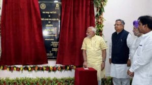 PM Naraendra Modi inaugurates Integrated Command and Control Centre at Naya Raipur