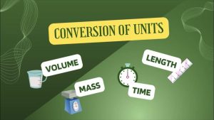 Conversion of units