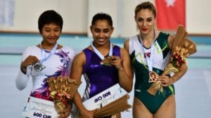 Dipa Karmakar: First Indian to win gold in Gymnastics World Challenge Cup