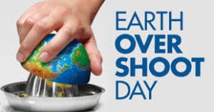 2018 Earth Overshoot Day to fall on August 1