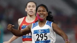 Swapna Barman wins India’s first gold medal in Heptathlon Athletics in Asian Games