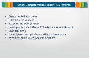 Global Competitiveness Report -2018: Key Highlights