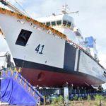 Indian Coast Guard launches new Offshore patrol vessel ICGS Varaha