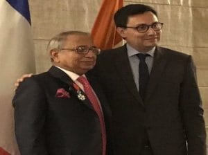 Jawahar Lal Sarin presented with France’s highest civilian honour