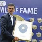 Rahul Dravid inducted into ICC Hall of Fame