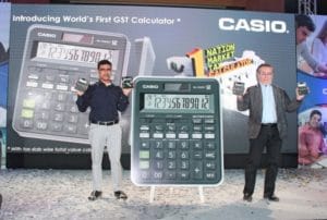  Casio launches world’s first GST calculator
