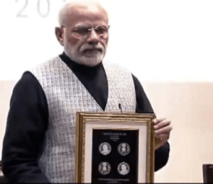 PM releases commemorative coin in honour of Atal Bihari Vajpayee