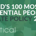 Indians in the list of World’s 100 Most Influential People in Climate Policy for 2019
