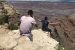 Tourist taking photo in Grand Canyon dead