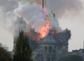 Massive Fire in Notre Dame Cathedral