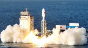 China launches Space Rocket from Yellow Sea for 1st time
