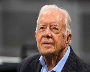 Former US President Jimmy Carter receives Statesmanship Award