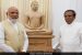 Sri Lankan President Maithripala Sirisena gifts Samadhi Buddha Statue to PM Modi