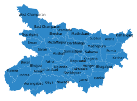 बिहार के जिले