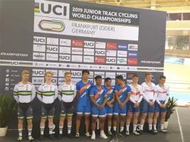 India win historic gold at 2019 Junior Track World Cycling Championship