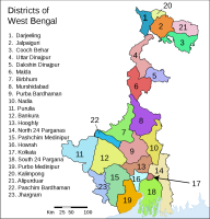 पश्चिम बंगाल के जिले